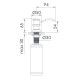 IMPRESE PODZIMA LEDOVE дозатор для мила врізний в стільницю, (ZMK01170130)