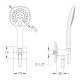 IMPRESE SMART CLICK система душова прихованого монтажу (ZMK101901202 + ZMK101901100 + ZMK101901101(NO:1-2) + ZMK101901101(NO:2-2)), хром, (ZMK101901206)