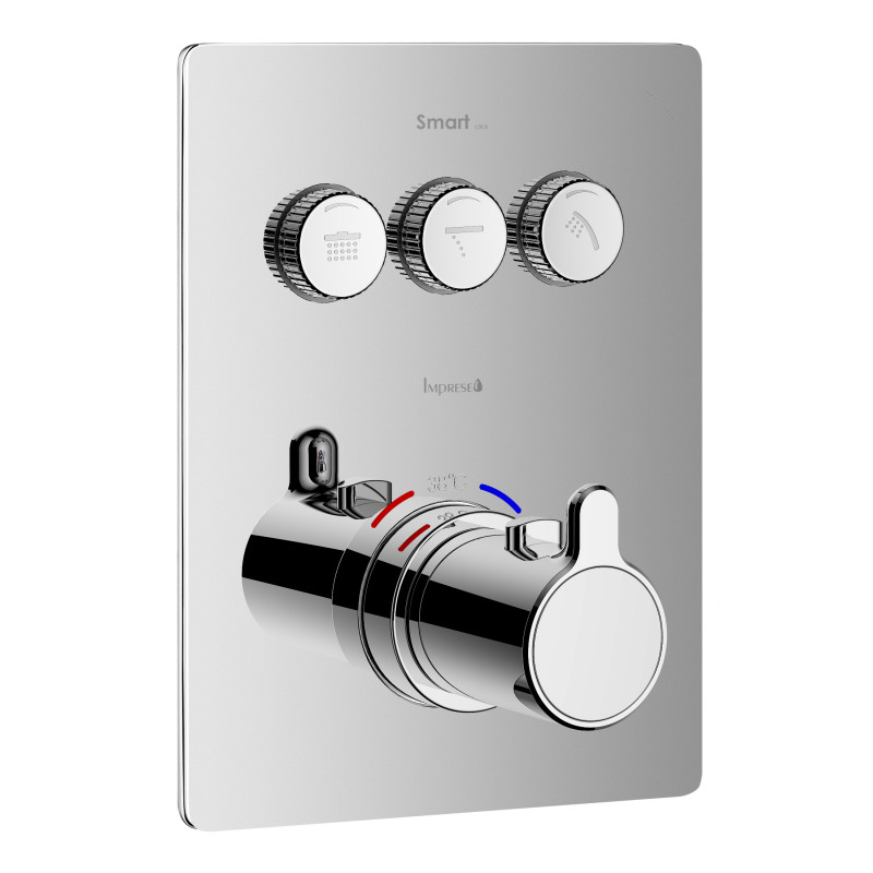 IMPRESE Змішувач для ванни Smart Click, термостат (ZMK101901235)