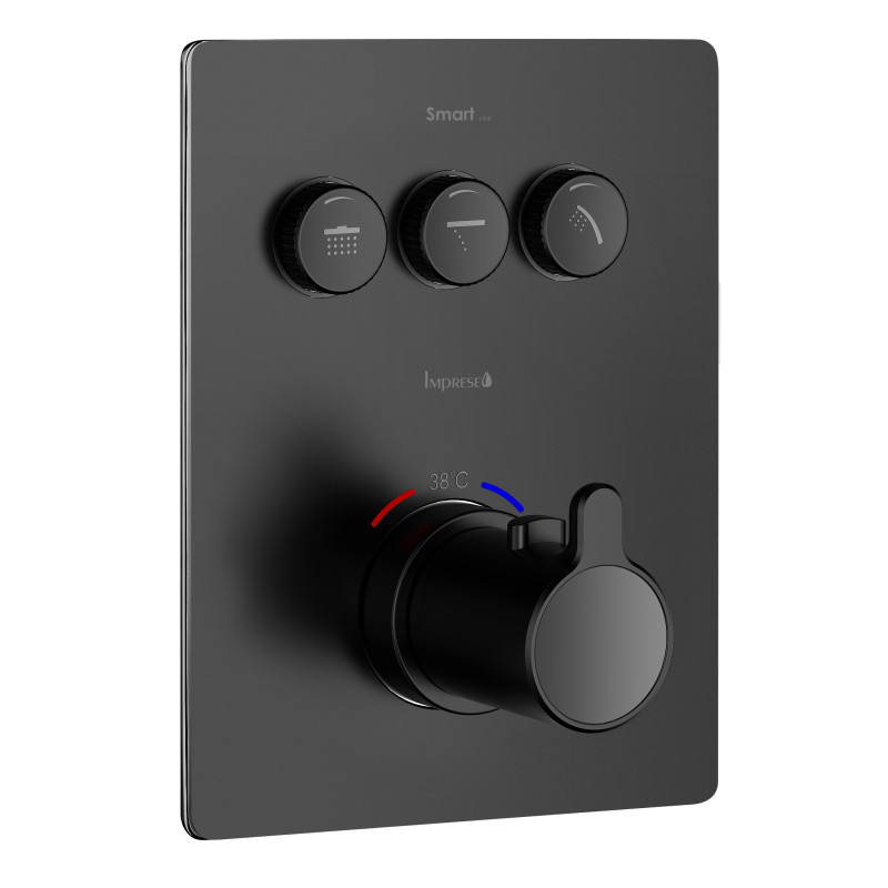 IMPRESE Змішувач для ванни Smart Click, термостат (ZMK101901236)