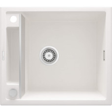 Deante Мийка кухонна Magnetic, граніт, квадрат, без крила, 560х500х219мм, чаша - 1, накладна, алебастр (ZRM_A103)