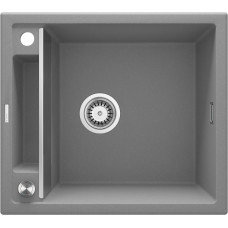 Deante Мийка кухонна Magnetic, граніт, квадрат, без крила, 560х500х219мм, чаша - 1, врізна, сірий (ZRM_S103)