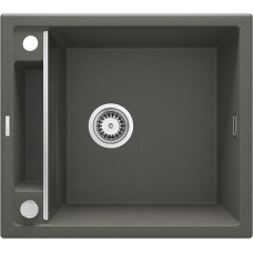 Deante Мийка кухонна Magnetic, граніт, квадрат, без крила, 560х500х219мм, чаша - 1, врізна, антрацит (ZRM_T103)