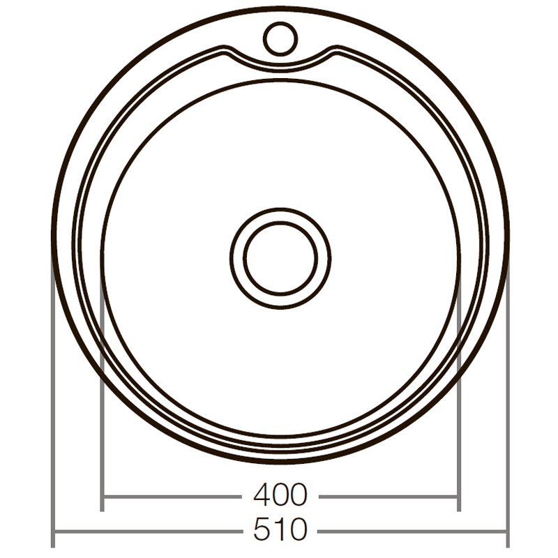 Мойка кухонная Zerix Z510-08-180D (decor) (ZX1587)
