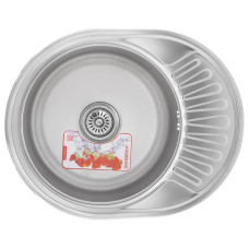 Мойка кухонная Zerix Z5745-06-180E (Satin) (ZX1590)