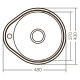 Мойка кухонная Zerix Z4843-08-180D (decor) (ZX1599)