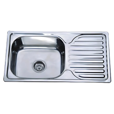 Мойка кухонная Zerix Z7642-08-180E (Satin) (ZX1602)