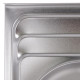 Кухонная мойка накладная Zerix Z8060B-08-180E (Satin) (ZX1620)