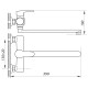 Смеситель для ванны Zerix PUD7 146 (ZX2811)