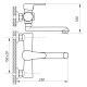 Смеситель для ванны Zerix PUD3 146 белый (ZX2910)