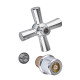 Ручка с кранбуксой Zerix HANDLE ONE-A722 (ZX3267)