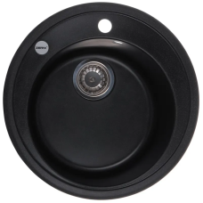 Мойка кухонная Zerix ZS-510R-03 Черная (ZX4532)