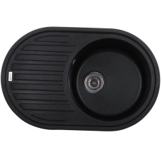 Мойка кухонная Zerix ZS-7750R-03 Черная (ZX4556)