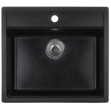 Мойка кухонная Zerix ZS-5751S-03 Черная (ZX4596)