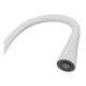 Смеситель для кухни Zerix Atrium-011-T Refl.WHITE (Цвет хром+силик.излив белый) (ZX4719)