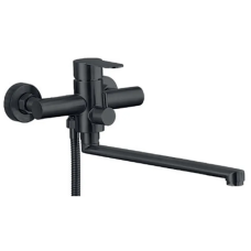 Смеситель для ванны Zerix DAX-006 (Euro) Black с нерж. стали SUS304 (ZX4816)
