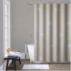 Шторка для ванной Zerix SCT-010-180x180 из полиэстера (Узор 