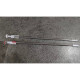 Штанга для шторки телескопическая прямая Zerix CRS-110x200 110cm-200cm (нержавеющая сталь) (пакет) (ZX4996)