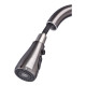 Смеситель для кухни с выдвижной лейкой Zerix PUL-014 Graphite из нерж. ст. SUS304 (кол. графит) (ZX5036)