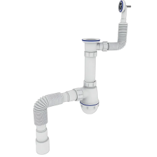 Сифон для кухни Zerix SK-04-В 1 1/2