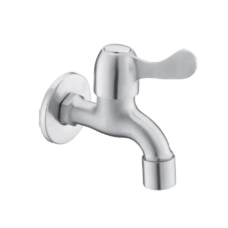 Кран для холодной воды Zerix BIB-001 из нерж. стали SUS304 (Упаковка Блистер) (ZX5563)