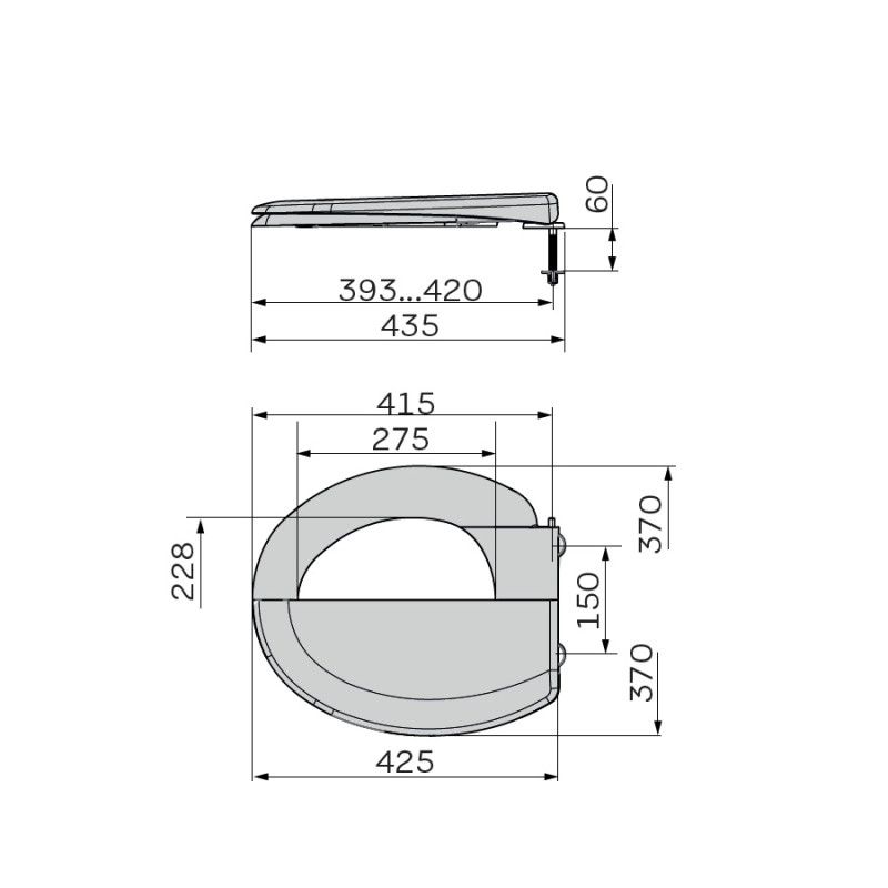 Сиденье унитаза с крышкой ZERIX TS-09 (ZX5587)