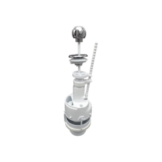 Сливной механизм бачка унитаза ZERIX AS-03 со штоковым режимом слива (хромированная ручка) (ZX5607)