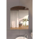 Зеркало настенное Zerix ALIVE MRZ01-60x80 прямоугольное с дугообразным верxом (ZX5618)
