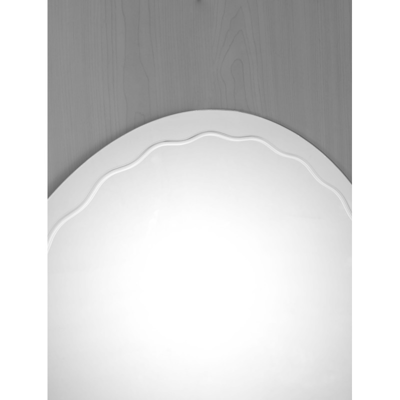 Зеркало настенное Zerix FUSION MOZ02-65x80 овальное с декором (ZX5631)