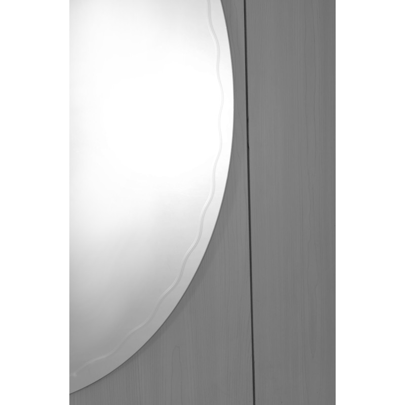 Зеркало настенное Zerix FUSION MOZ02-65x80 овальное с декором (ZX5631)