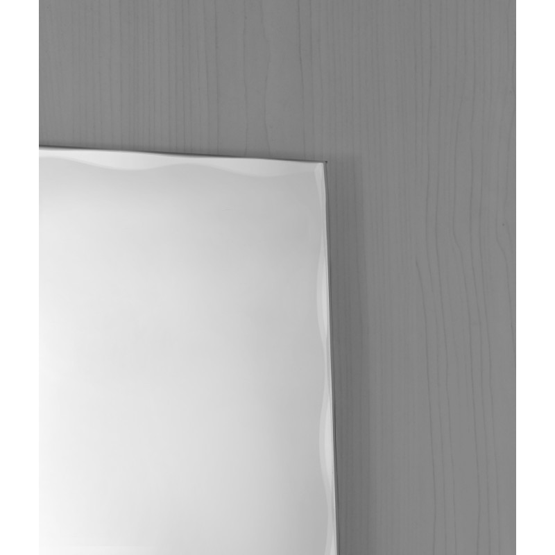 Зеркало настенное Zerix KUBIX MRZ06-60x80-Reverse прямоугольное с декором (ZX5634)