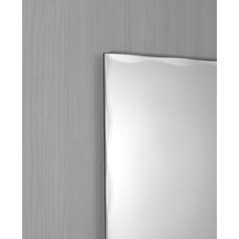 Зеркало настенное Zerix KUBIX MRZ06-70x90-Reverse прямоугольное с декором (ZX5635)