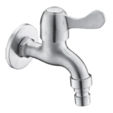 Кран для холодной воды Zerix BIB-002 1/2 из нержавеющей стали SUS304 (упаковка блистер) (ZX5688)