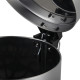 Мусорное ведро с плавным закрытием круглое Zerix Solo-TC0205 SS Color 5л цвет нержавейка (ZX5888)