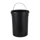 Мусорное ведро с плавным закрытием круглое Zerix Solo-TC0205 SS Color 5л цвет нержавейка (ZX5888)