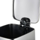 Мусорное ведро с плавным закрытием квадратное Zerix Kubix-TC0108 SS Color 8л цвет нержавейка (ZX5891)