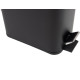 Мусорное ведро с плавным закрытием прямоугольное Zerix Sansa-TC0105 Black 5 л цвет черный (ZX5894)