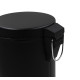 Мусорное ведро круглое Zerix Solo-TC0105 Black 5 л цвет черный (ZX5898)