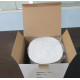 Мусорное ведро с плавным закрытием овальное Zerix Prime-TC0105 White 5л цвет белый (ZX5901)