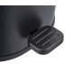 Мусорное ведро с плавным закрытием овальное Zerix Prime-TC0105 Black 5л цвет черный (ZX5902)