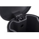 Мусорное ведро с плавным закрытием овальное Zerix Prime-TC0105 Black 5л цвет черный (ZX5902)