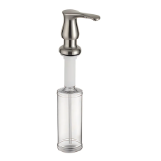 Дозатор для моющего средства врезной Zerix DIS-02 SS COLOR 300 мл (цвет нерж.стали) (ZX5967)