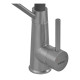 Смеситель для кухни с силиконовым изливом Zerix FUL-017 Graphite Refl.Black из нерж. стали SUS304 (цв.графит) (ZX5995)
