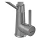 Смеситель для кухни с силиконовым изливом Zerix FUL-017 Graphite Refl.Gray из нерж. стали SUS304 (цв.графит) (ZX5996)