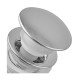 Донный клапан для раковины Zerix BV-02 1 1/4'' без перелива автоматический СLICK-СLACK (Цвет хром) (ZX6015)