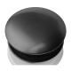 Донный клапан для раковины Zerix BV-01 BLACK 1 1/4'' с переливом автоматический СLICK-СLACK (Цвет черный) (ZX6016)