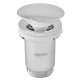Донный клапан для раковины Zerix BV-01 1 1/4'' с переливом автоматический СLICK-СLACK (Цвет хром) (ZX6017)