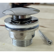 Донный клапан для раковины Zerix BV-03 1 1/4'' универсальный (с/без перл) СLICK-СLACK (Цвет хром) (ZX6019)
