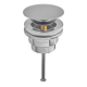 Донный клапан для раковины Zerix BV-03 1 1/4'' универсальный (с/без перл) СLICK-СLACK (Цвет хром) (ZX6019)