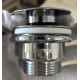 Донный клапан для раковины Zerix BV-03 1 1/4'' универсальный (с/без перл) СLICK-СLACK (Цвет хром) (ZX6019)